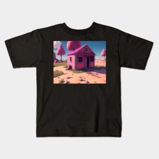 Pink House Kids T-Shirt